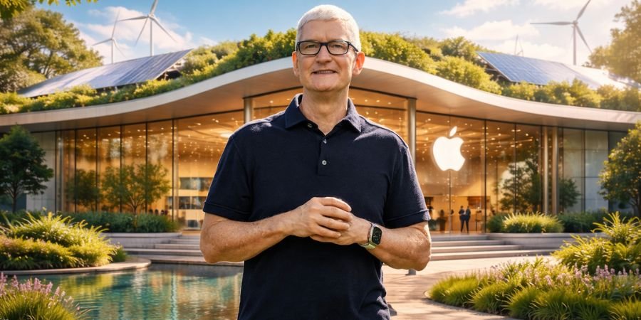 Tim Cook Unveils Apple’s Revolutionary Green Store in London