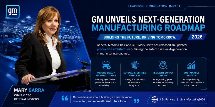 Mary Barra GM Manufacturing Roadmap 2026 Sparks Industry Shift