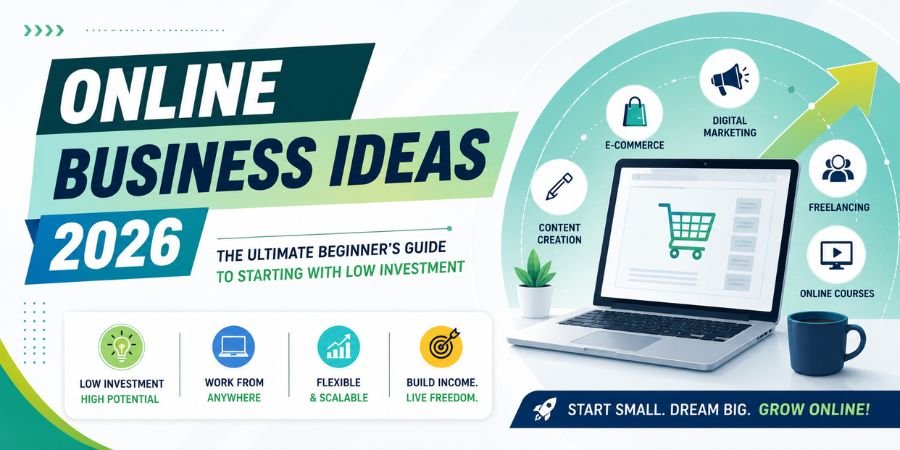 Online Business Ideas 2026: The Ultimate Beginner’s Guide to Starting With Low Investment