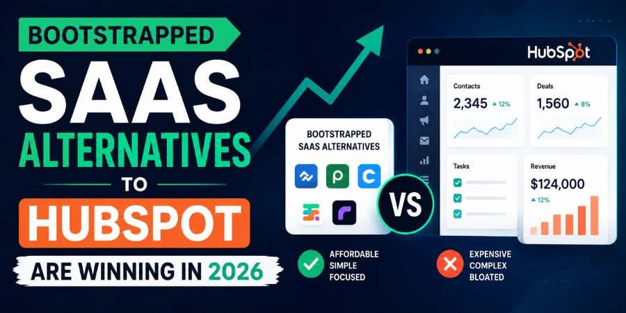 Why Bootstrapped SaaS Alternatives to HubSpot Are Winning in 2026